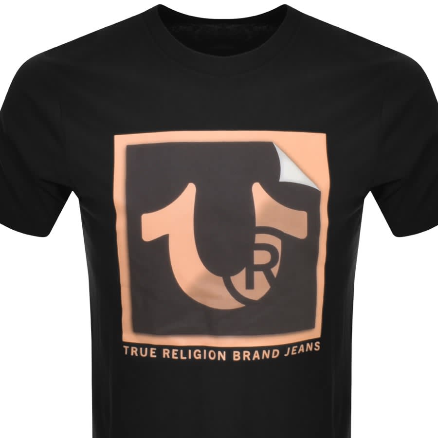Image number 2 for True Religion Peeling Horseshoe T Shirt Black