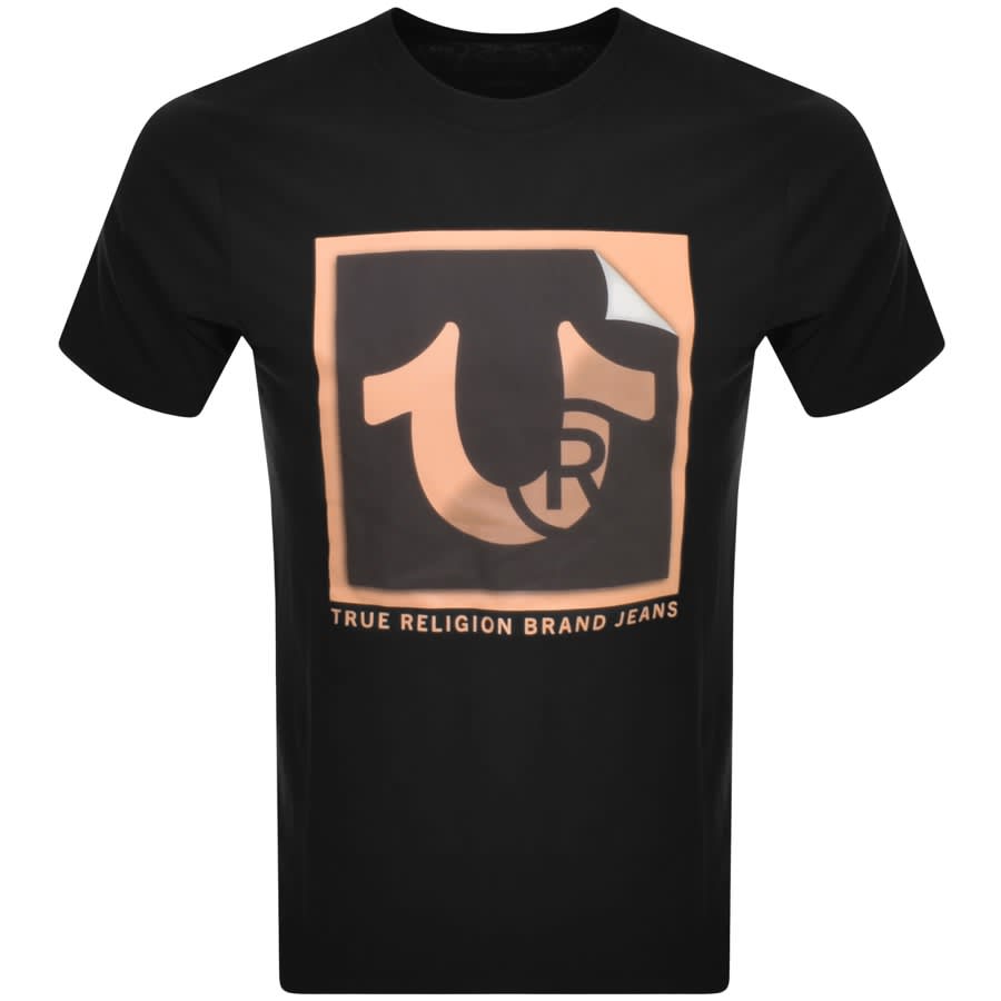 Image number 1 for True Religion Peeling Horseshoe T Shirt Black
