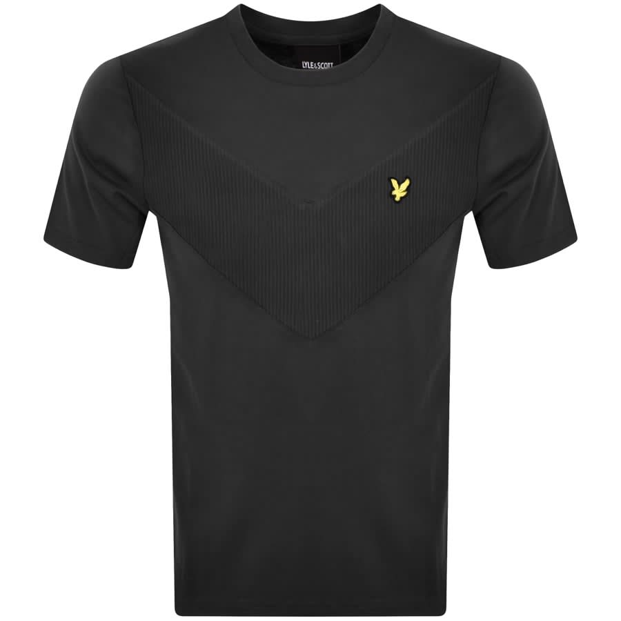 Image number 1 for Lyle And Scott Chevron T Shirt Black
