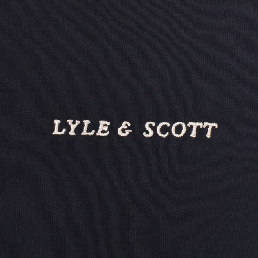 Image number 2 for Lyle And Scott Embroidered Logo Sweatshirt Navy