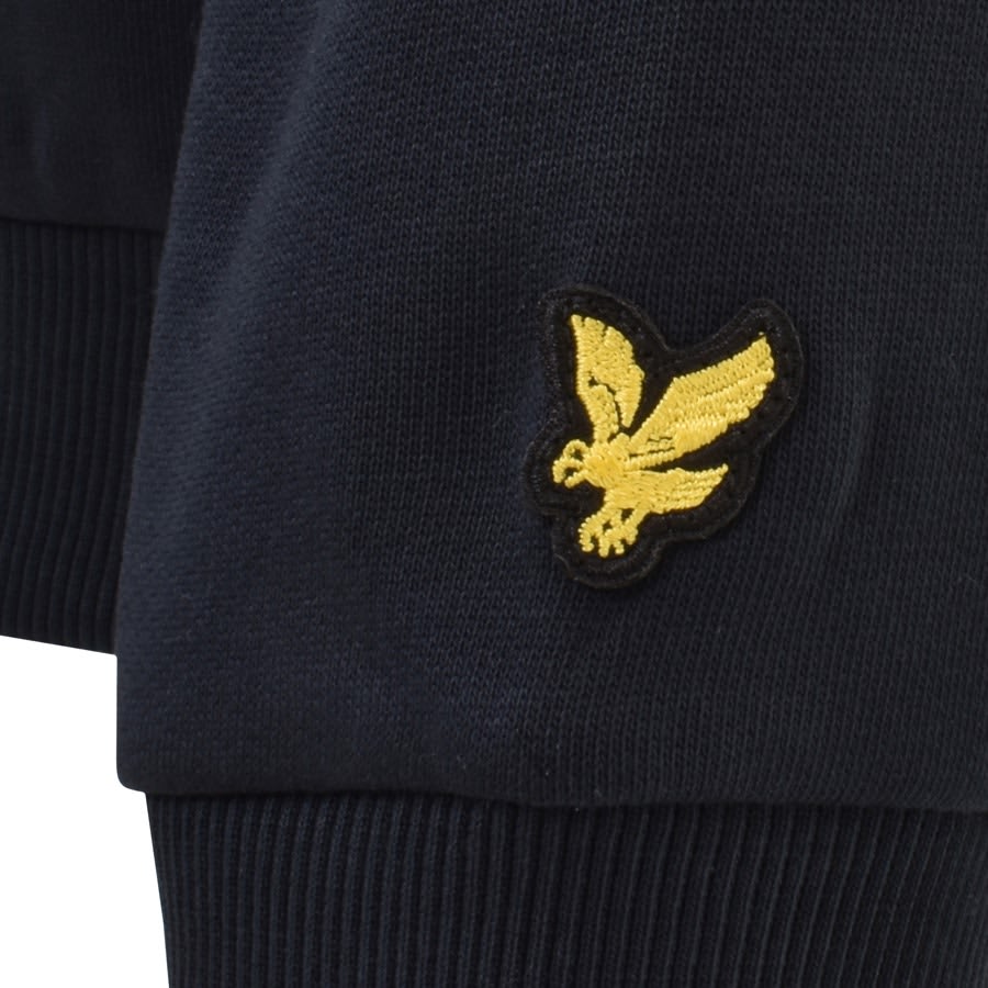 Image number 3 for Lyle And Scott Embroidered Logo Sweatshirt Navy