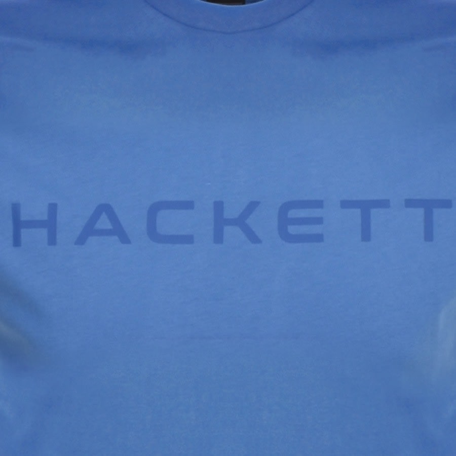 Image number 3 for Hackett London Logo T Shirt Blue