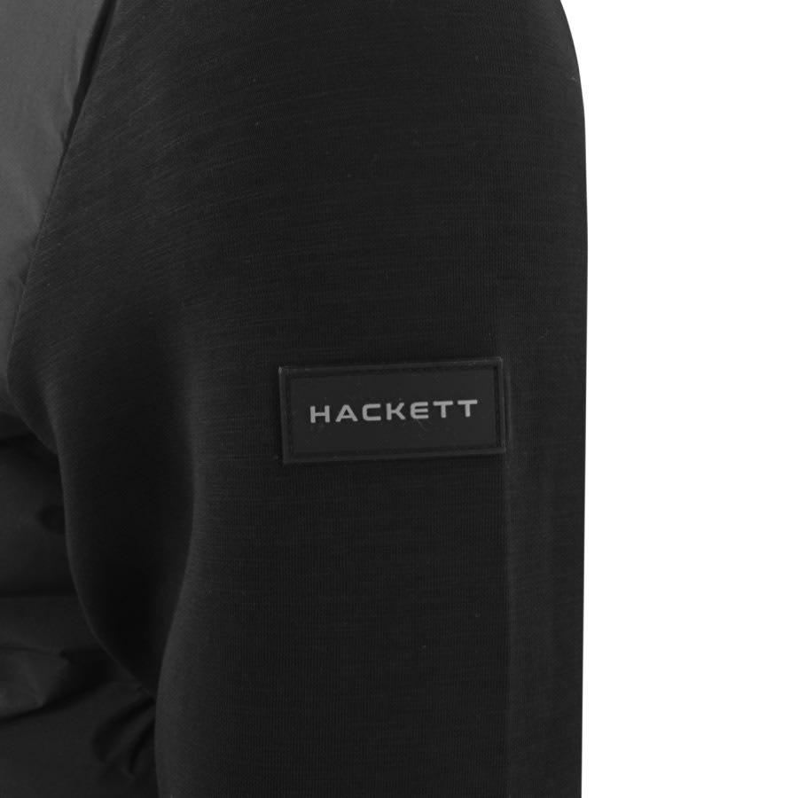 Image number 3 for Hackett Heritage FZ Bomber Jacket Black