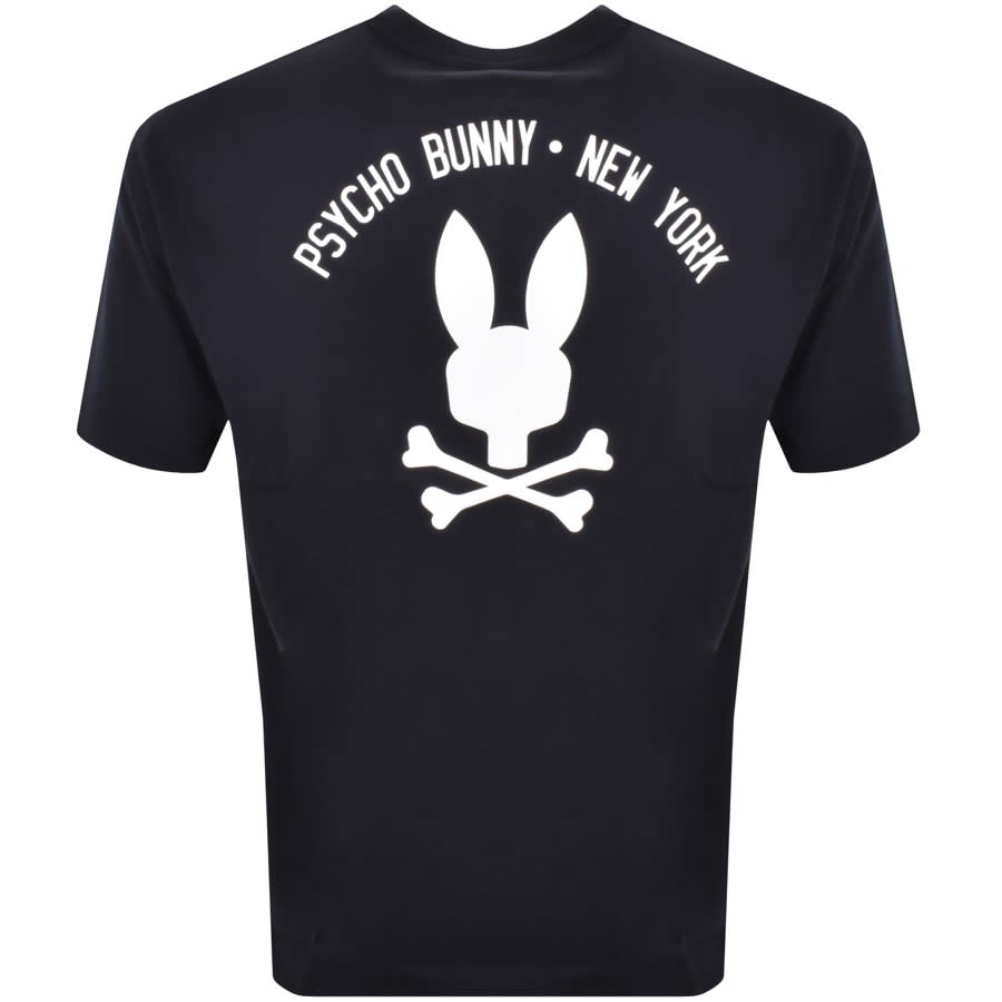Image number 3 for Psycho Bunny Lambert Graphic T Shirt Navy