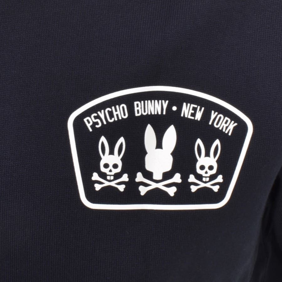 Image number 4 for Psycho Bunny Lambert Graphic T Shirt Navy