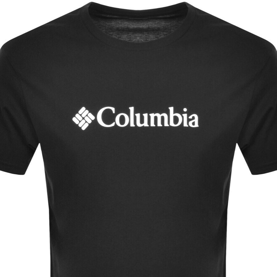 Image number 2 for Columbia Basic Logo T Shirt Black