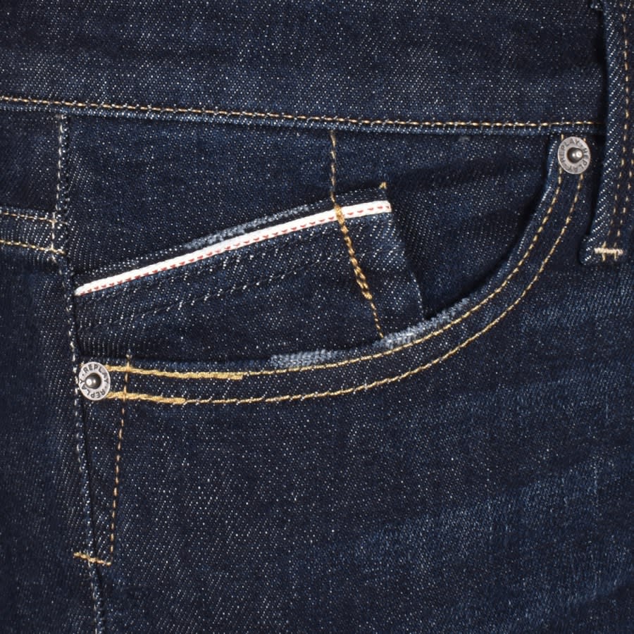 Image number 4 for Replay Waitom Regular Mid Wash Jeans Blue