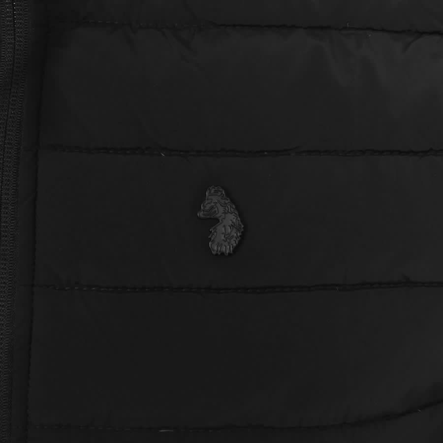Image number 3 for Luke 1977 Quilted Funnel Neck Sweatshirt Black