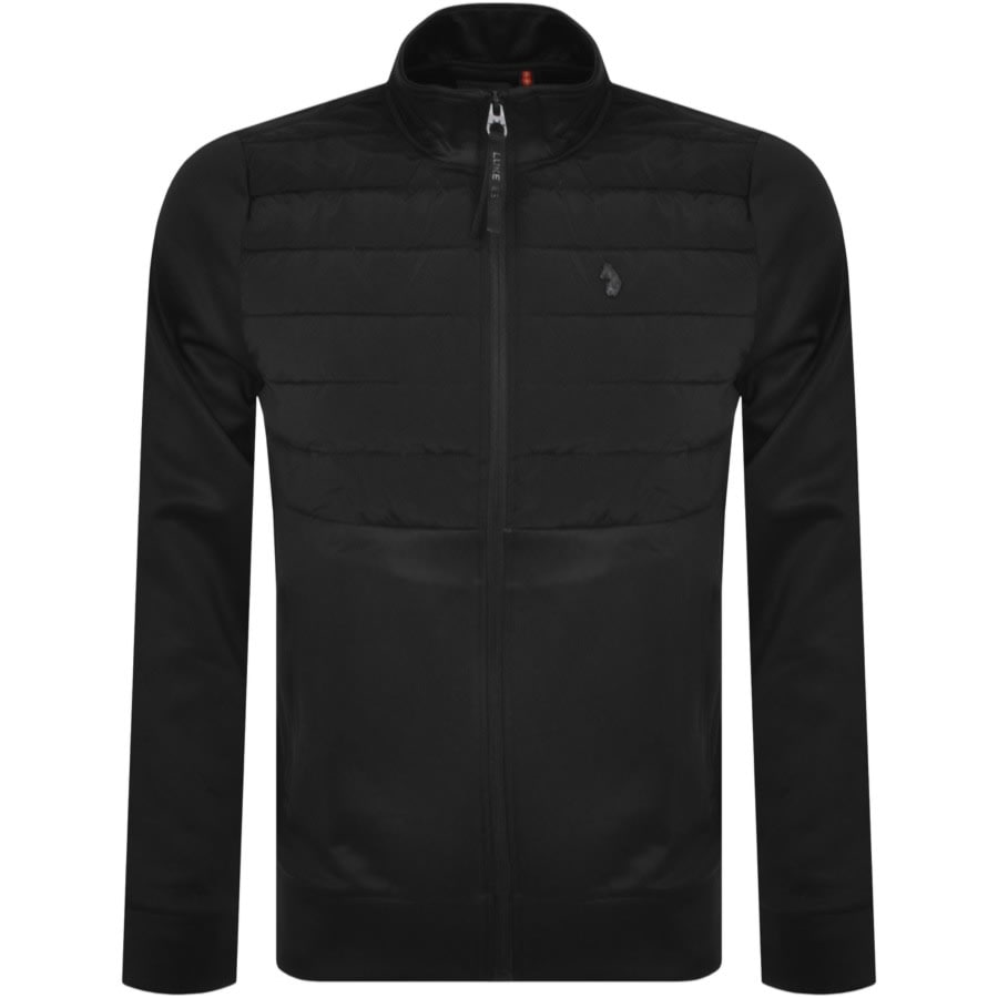 Image number 1 for Luke 1977 Quilted Funnel Neck Sweatshirt Black