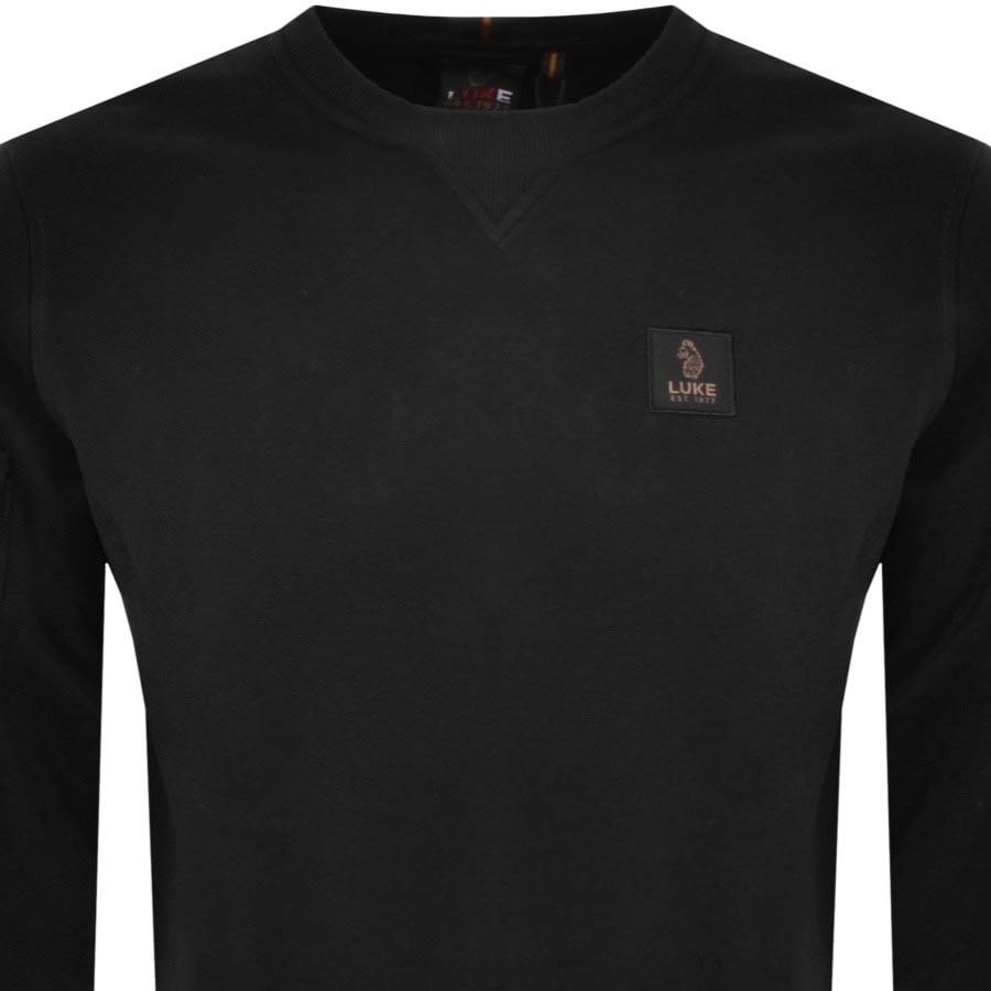 Image number 2 for Luke 1977 Burma Patch Sweatshirt Black