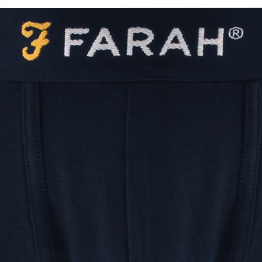 Image number 3 for Farah Vintage Pullsy 3 Pack Boxer Shorts Navy