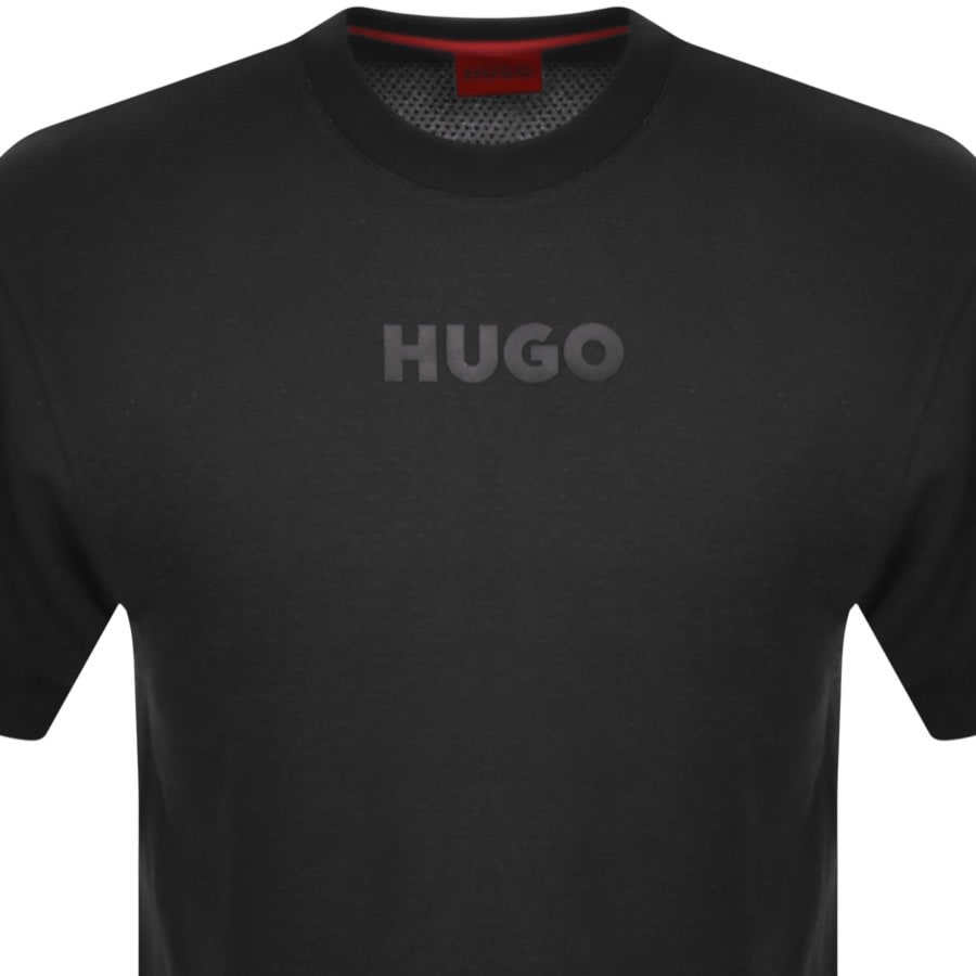 Image number 2 for HUGO Daktai Crew Neck T Shirt Black