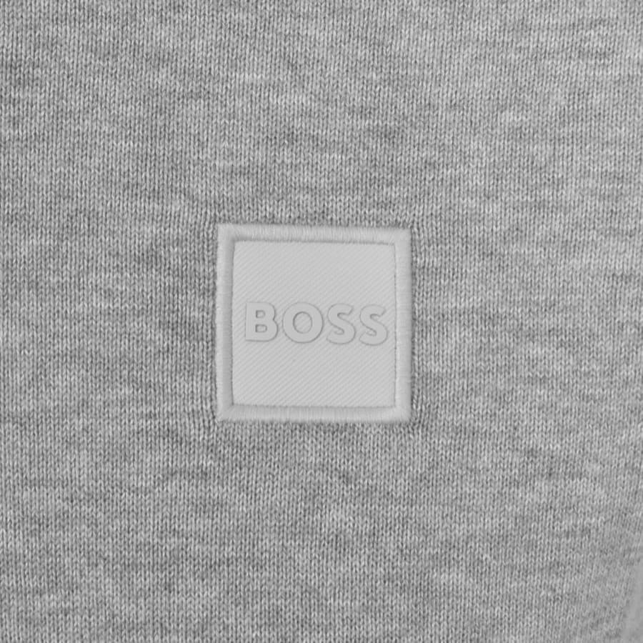 Image number 3 for BOSS Akiro Knit Jumper Grey
