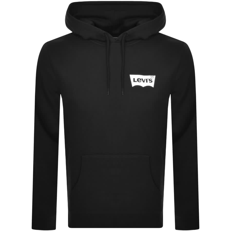Image number 2 for Levis Standard Graphic Hoodie Black