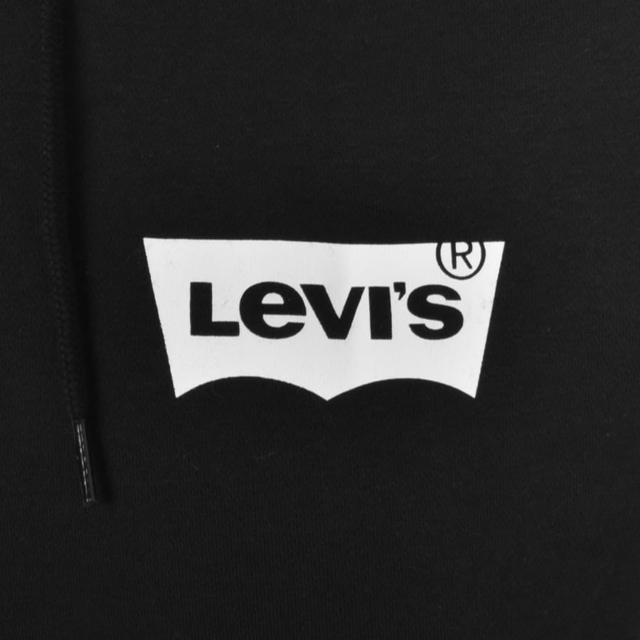 Levi's® STANDARD GRAPHIC HOODIE - Hoodie - black 