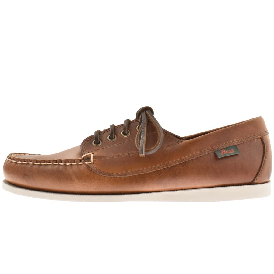 Image number 1 for GH Bass Camp Moc Jackman Pull Up Shoes Brown