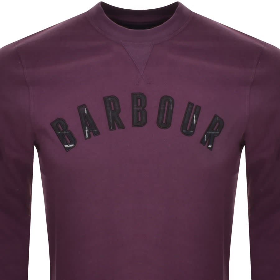Image number 2 for Barbour Debson Sweatshirt Purple
