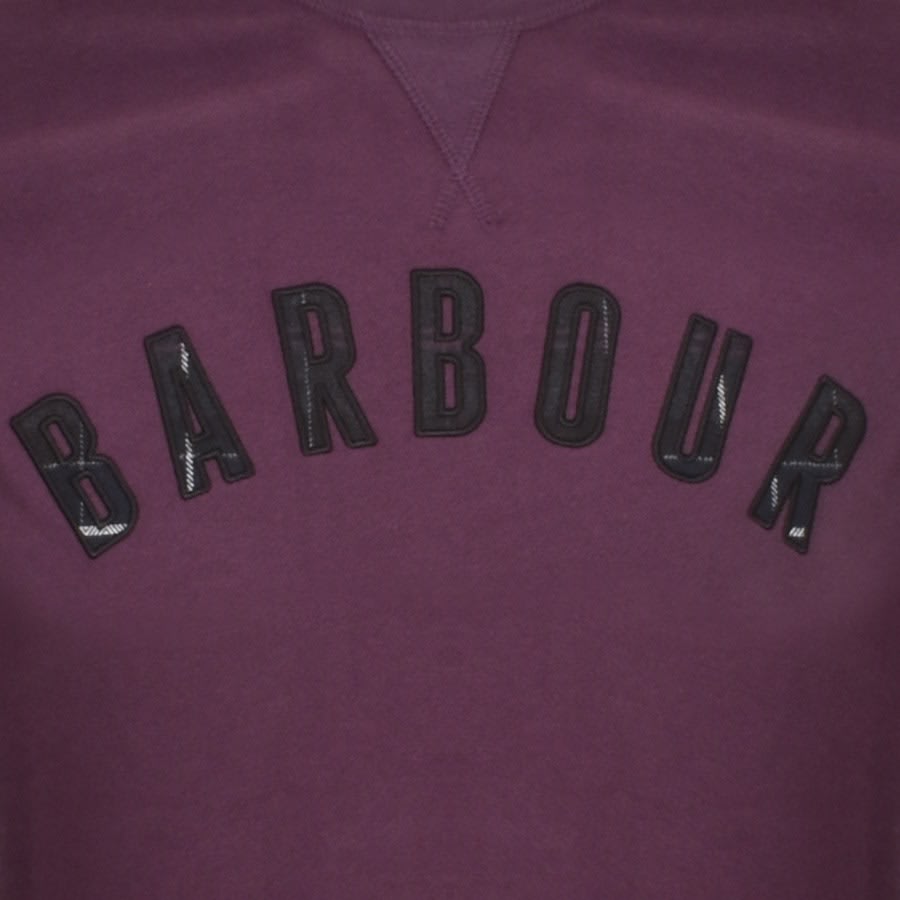 Image number 3 for Barbour Debson Sweatshirt Purple