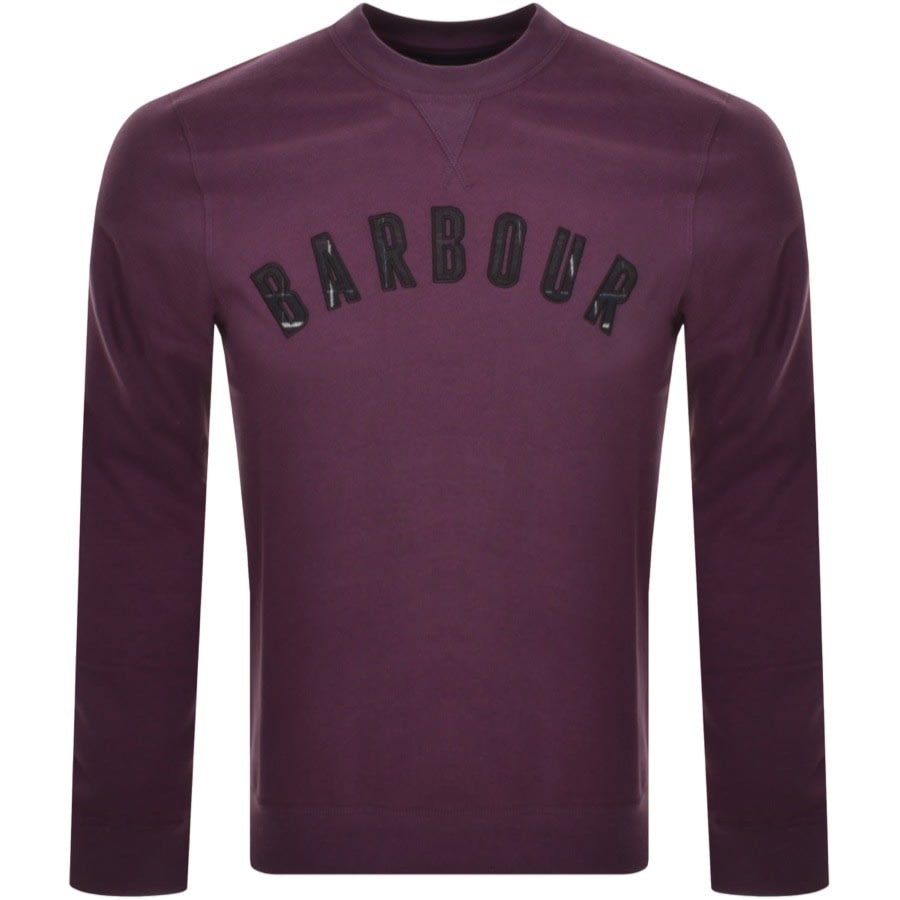 Image number 1 for Barbour Debson Sweatshirt Purple