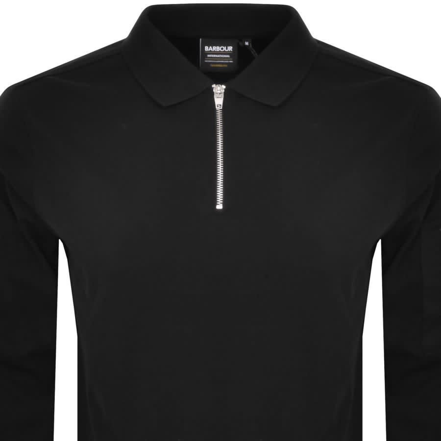 Image number 2 for Barbour International Polo T Shirt Black