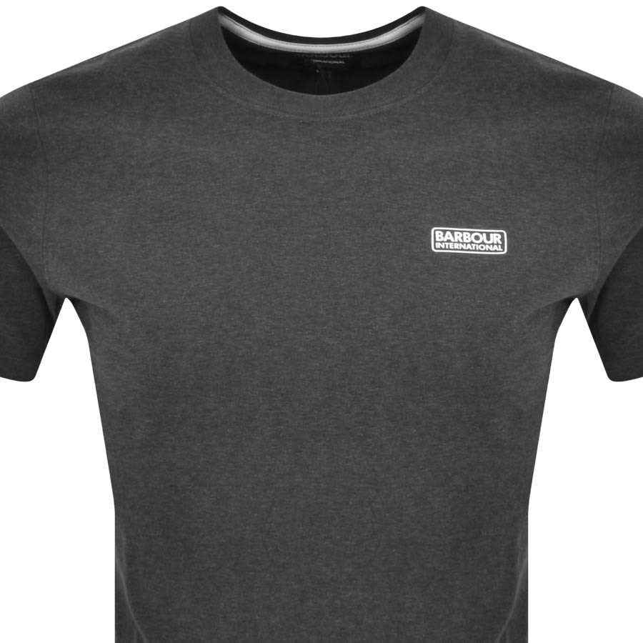 Image number 2 for Barbour International Logo T Shirt Grey