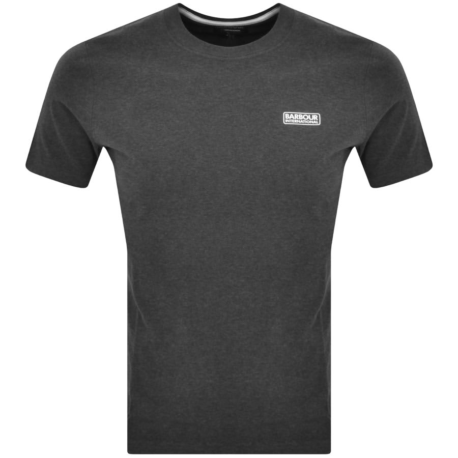 Image number 1 for Barbour International Logo T Shirt Grey