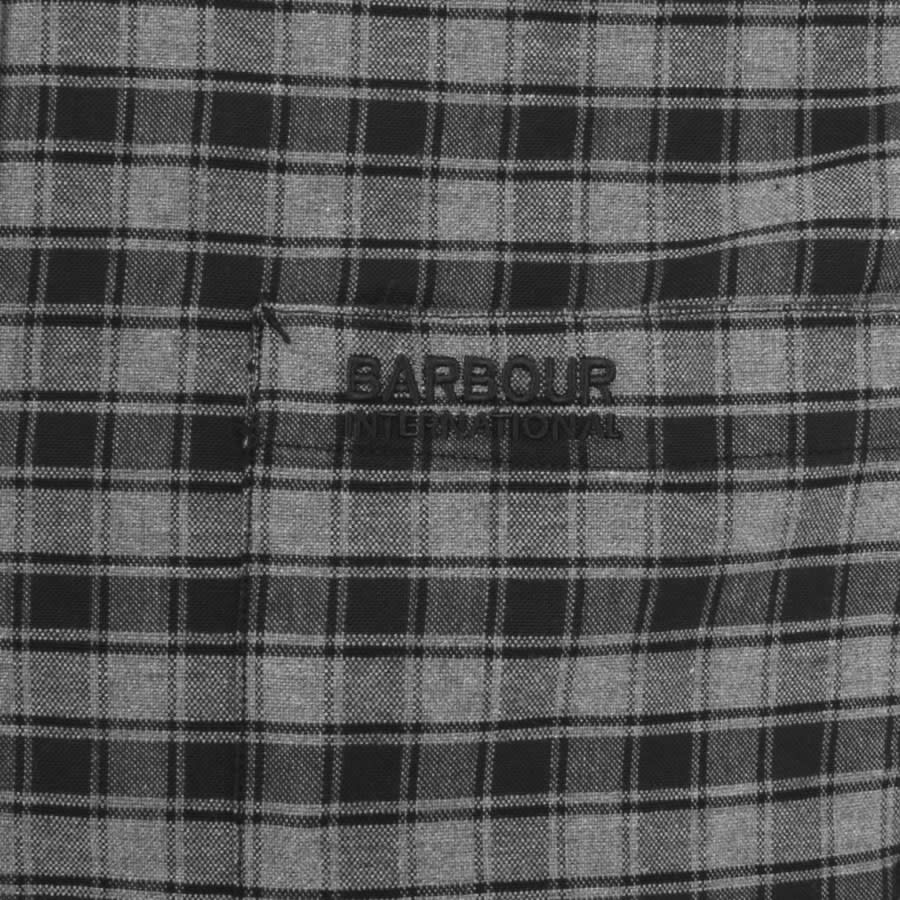 Image number 3 for Barbour International Cable Shirt Grey