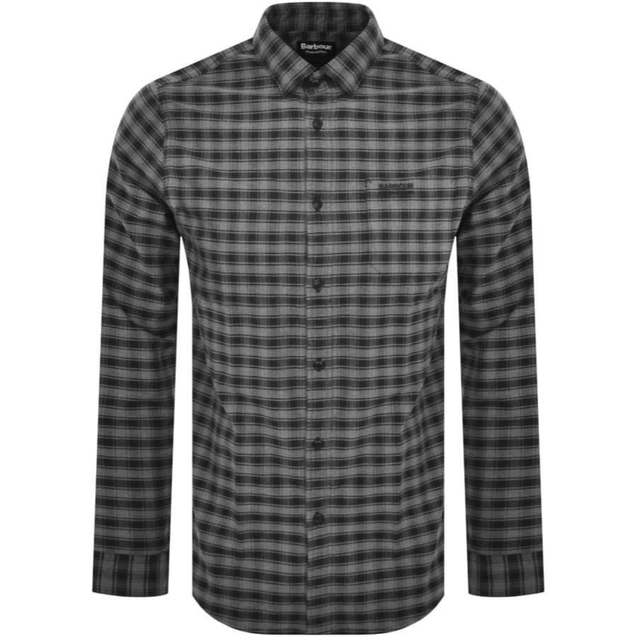 Image number 1 for Barbour International Cable Shirt Grey