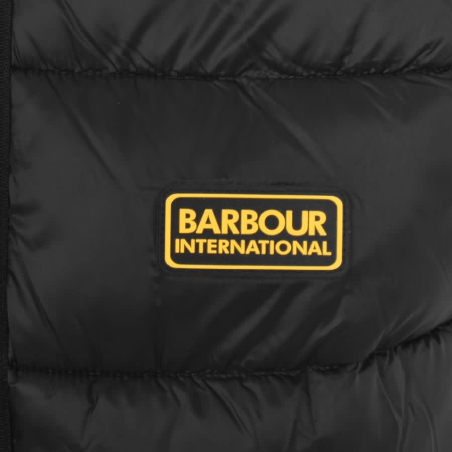 Image number 3 for Barbour International Bobber Gilet Black