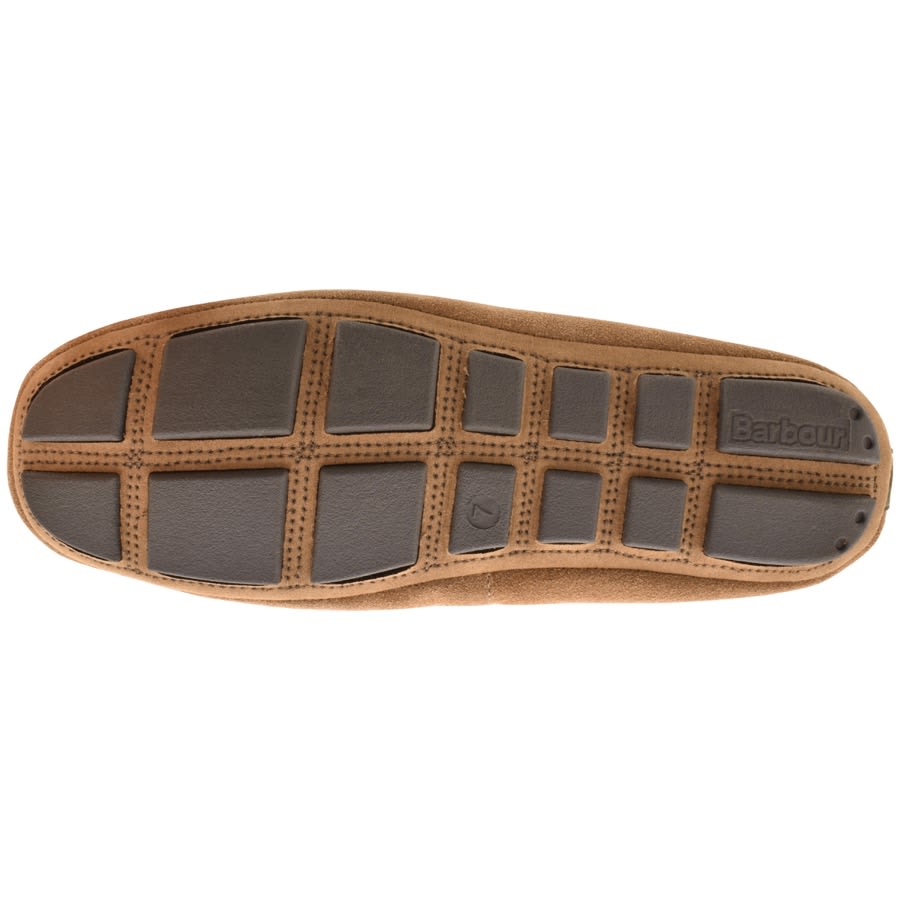 Image number 5 for Barbour Monty Tartan Slippers Brown