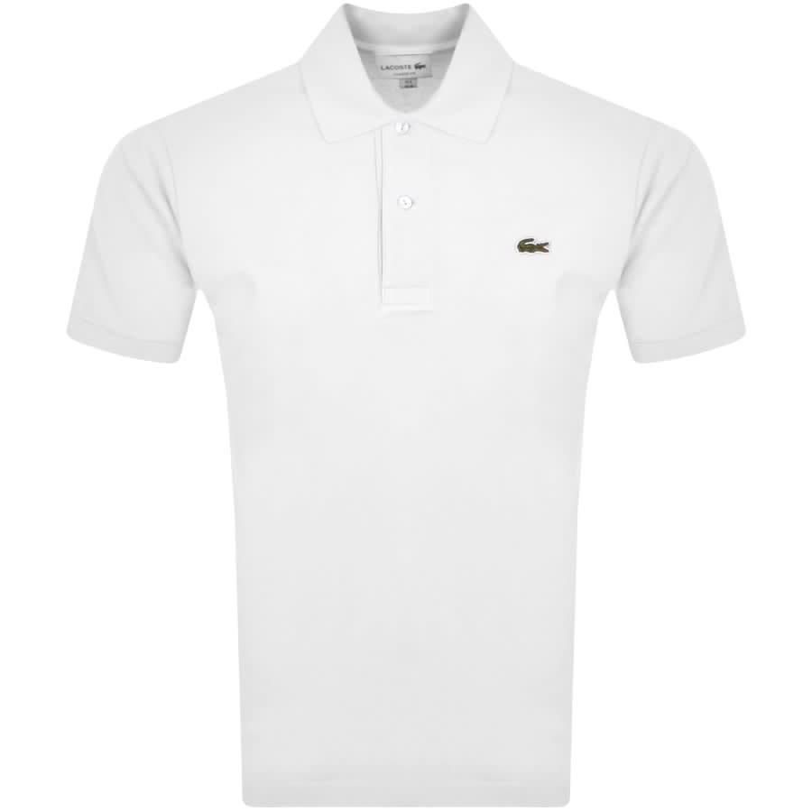 Image number 1 for Lacoste Short Sleeved Polo T Shirt White
