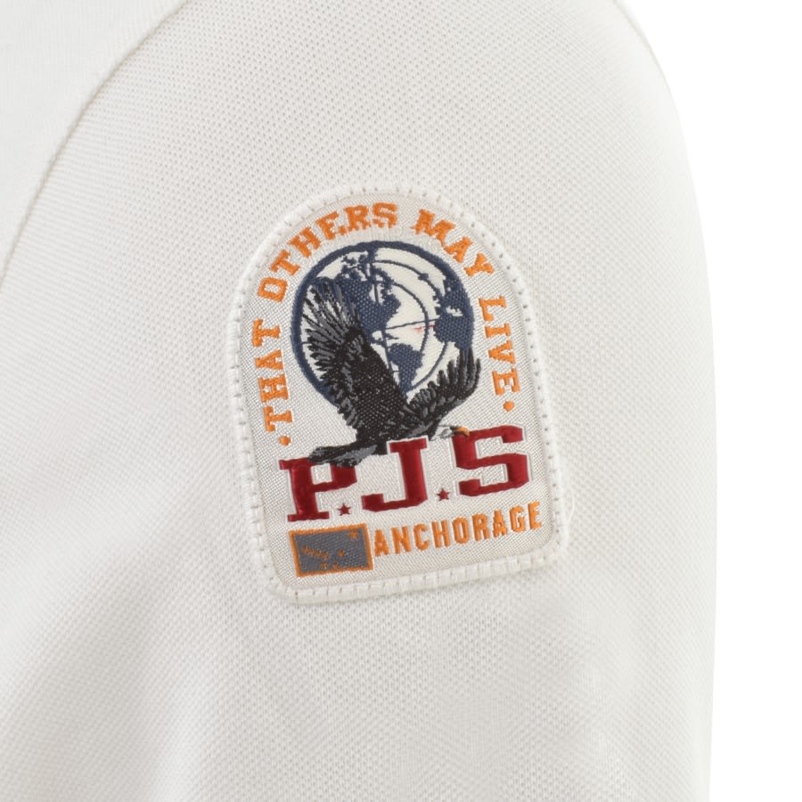 Image number 3 for Parajumpers Polo T Shirt White