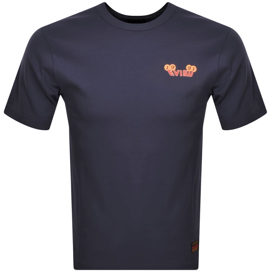 Image number 2 for Evisu 1991 Logo T Shirt Navy