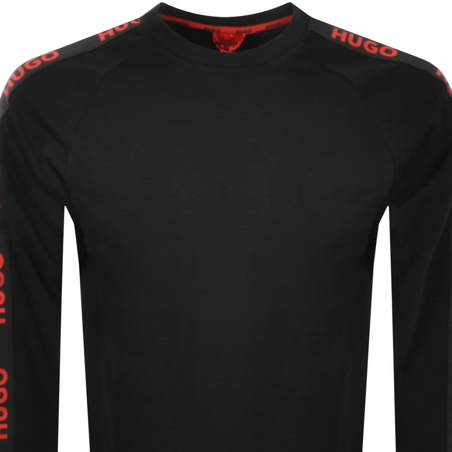 Image number 2 for HUGO Lounge Sporty Logo Sweatshirt Black