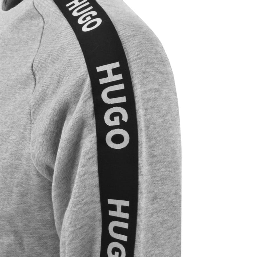 Image number 3 for HUGO Sporty Logo Sweatshirt Grey