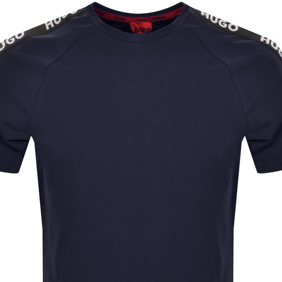 Image number 2 for HUGO Sporty Logo T Shirt Navy
