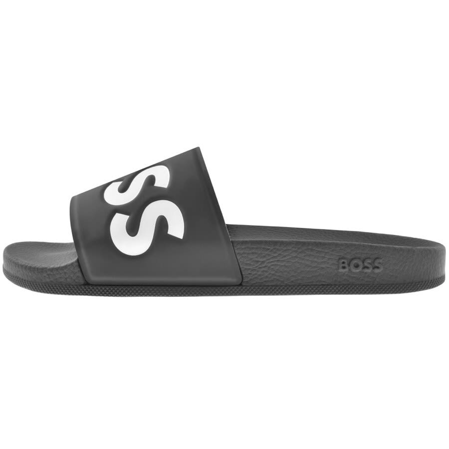 Image number 2 for BOSS Aryeh Sliders Black