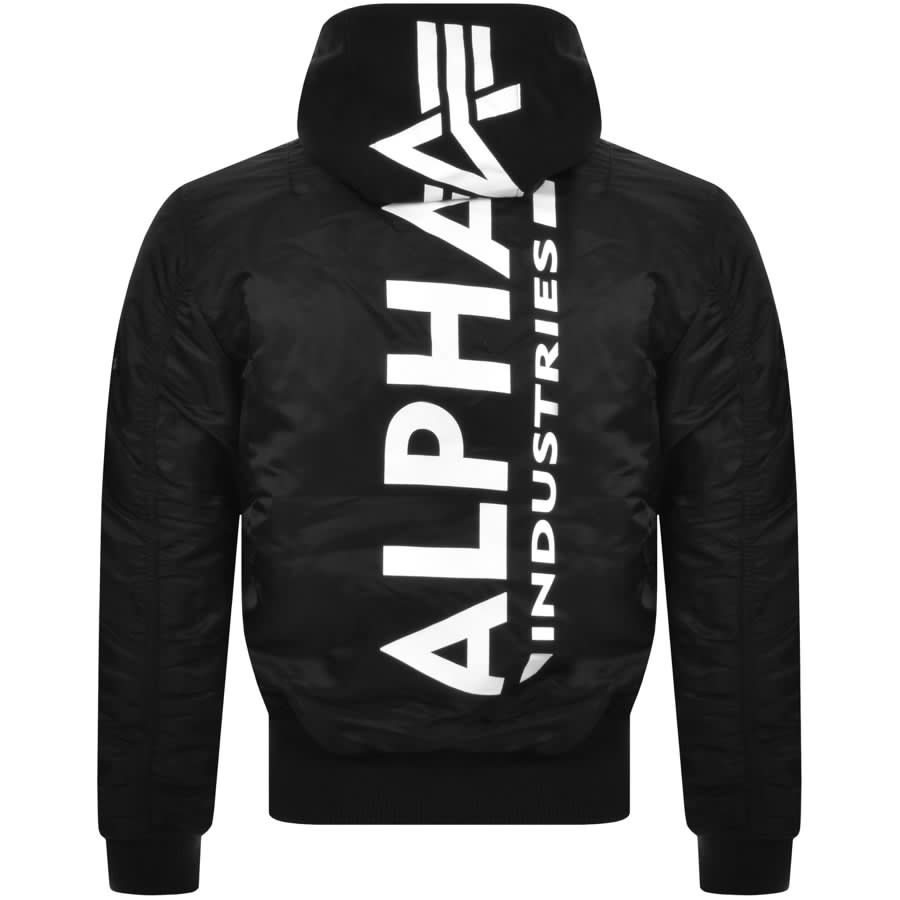 Image number 3 for Alpha Industries MA 1 Jacket Black