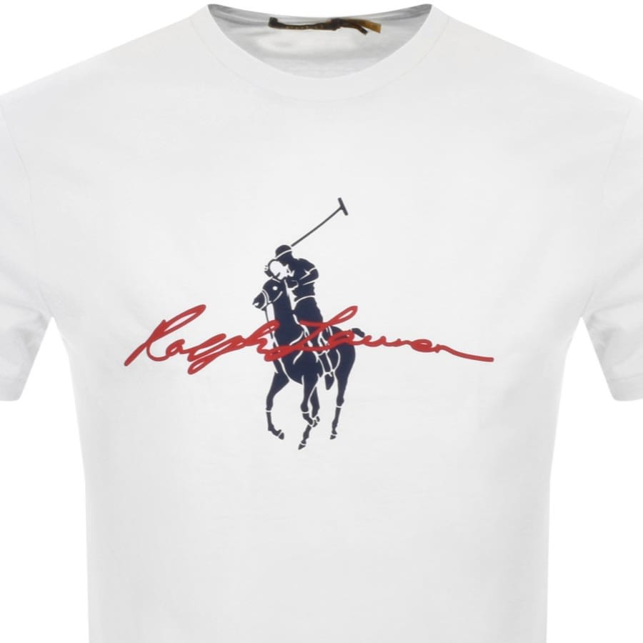 Image number 2 for Ralph Lauren Logo T Shirt White