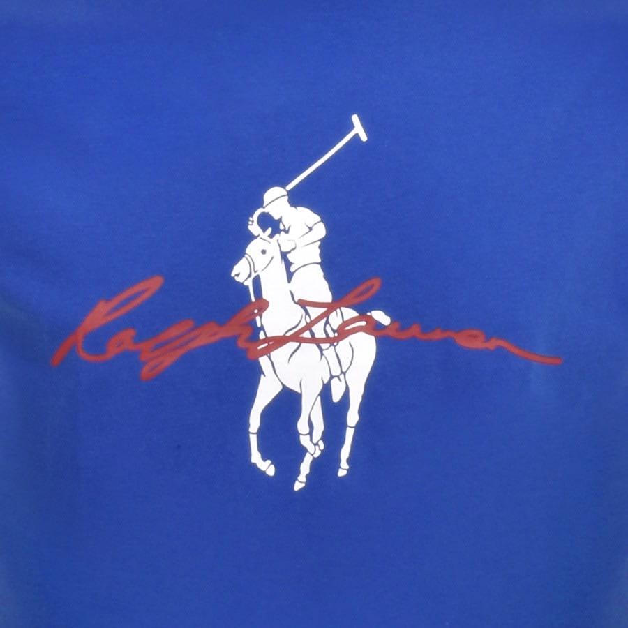 Image number 3 for Ralph Lauren Logo T Shirt Blue