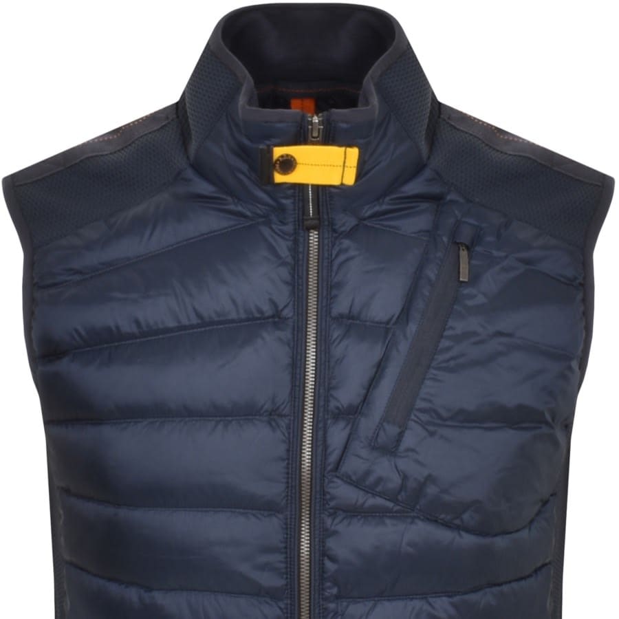 Image number 2 for Parajumpers Zavier Quilted Gilet Navy