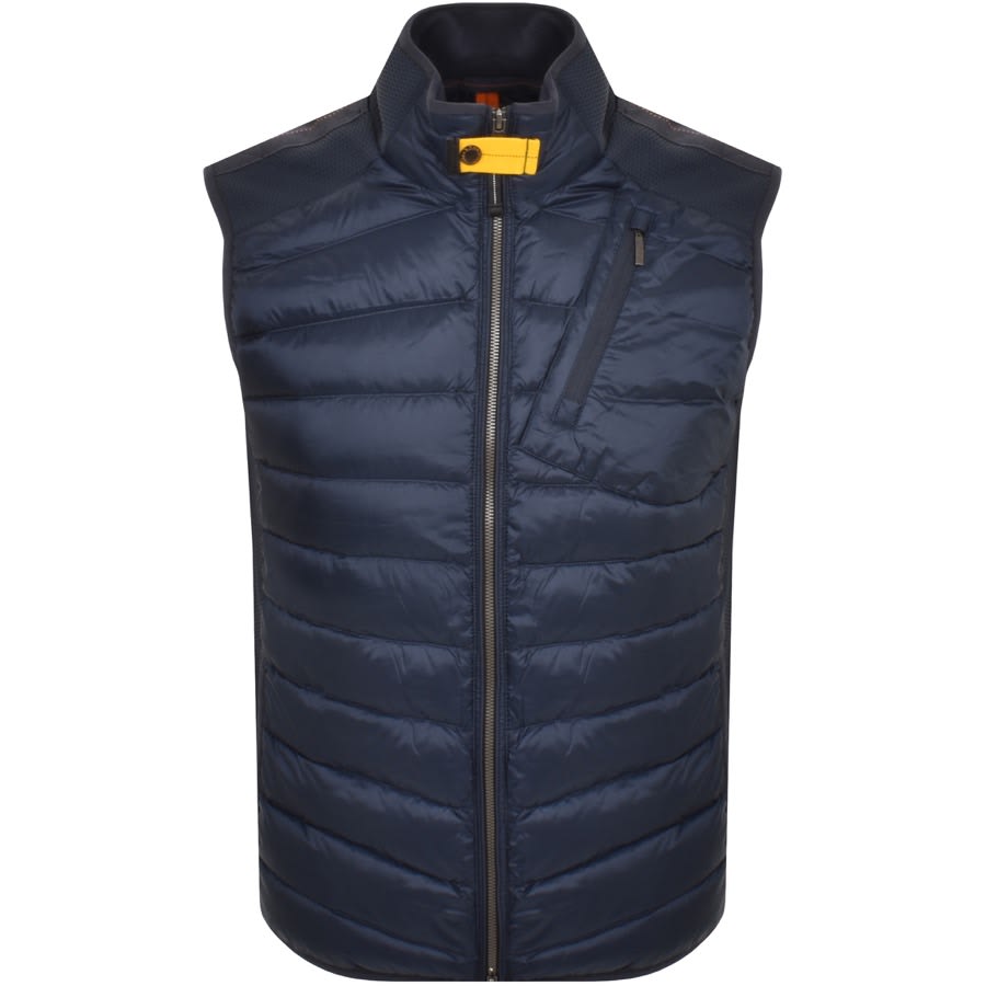 Image number 1 for Parajumpers Zavier Quilted Gilet Navy
