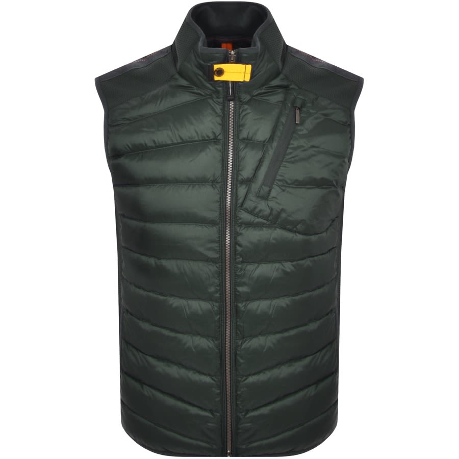 Image number 1 for Parajumpers Zavier Quilted Gilet Green