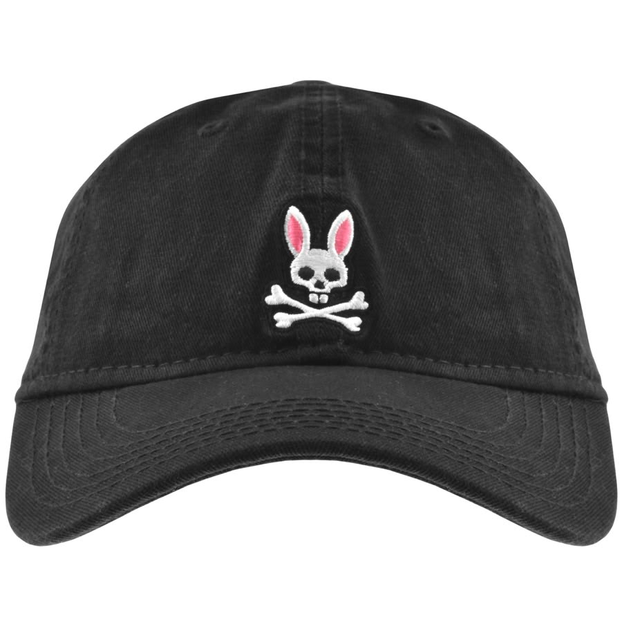 Image number 1 for Psycho Bunny Baseball Cap Black