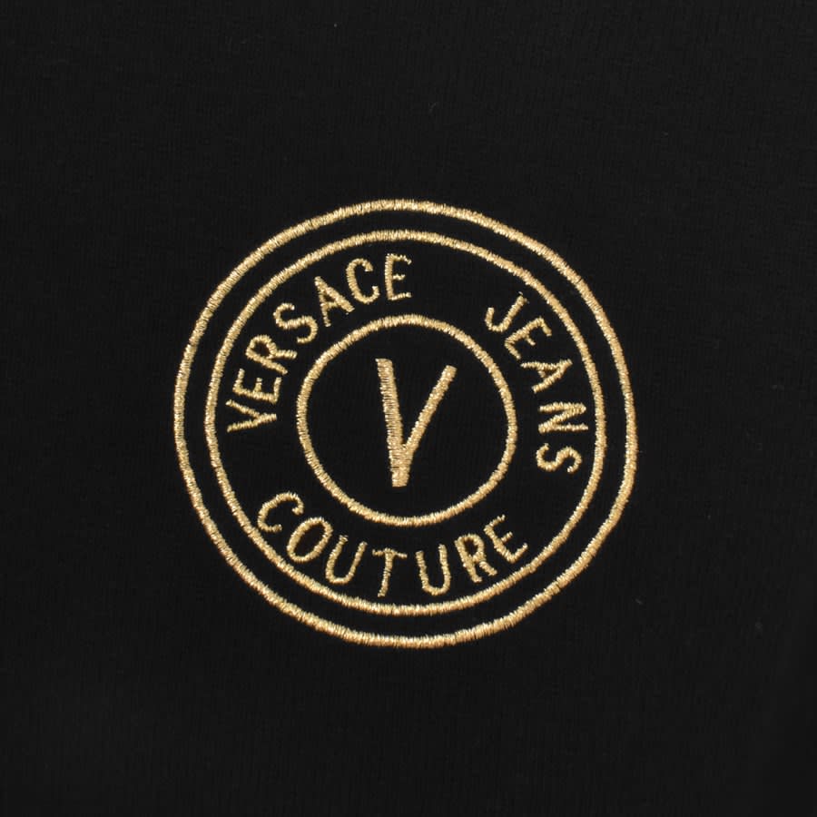 Image number 3 for Versace Jeans Couture Knit Jumper Black