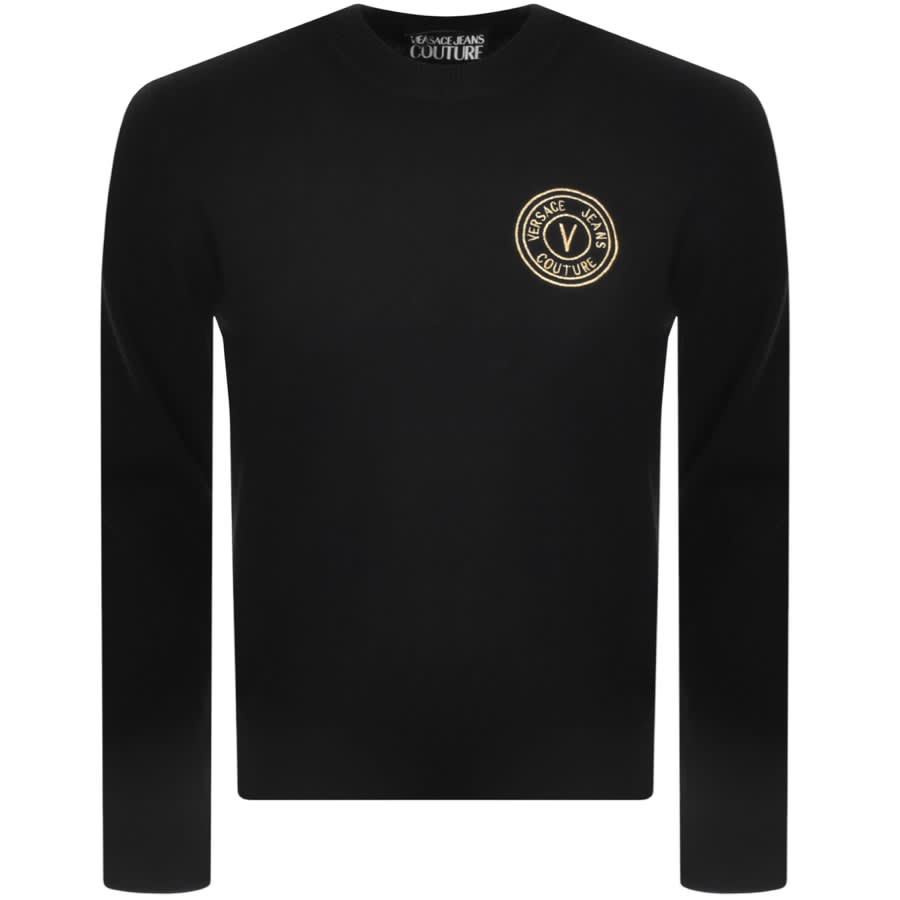 Image number 1 for Versace Jeans Couture Knit Jumper Black