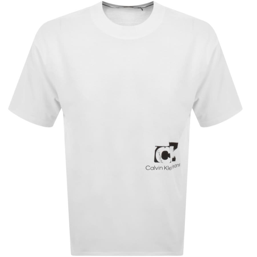 Image number 2 for Calvin Klein Jeans Layer T Shirt White