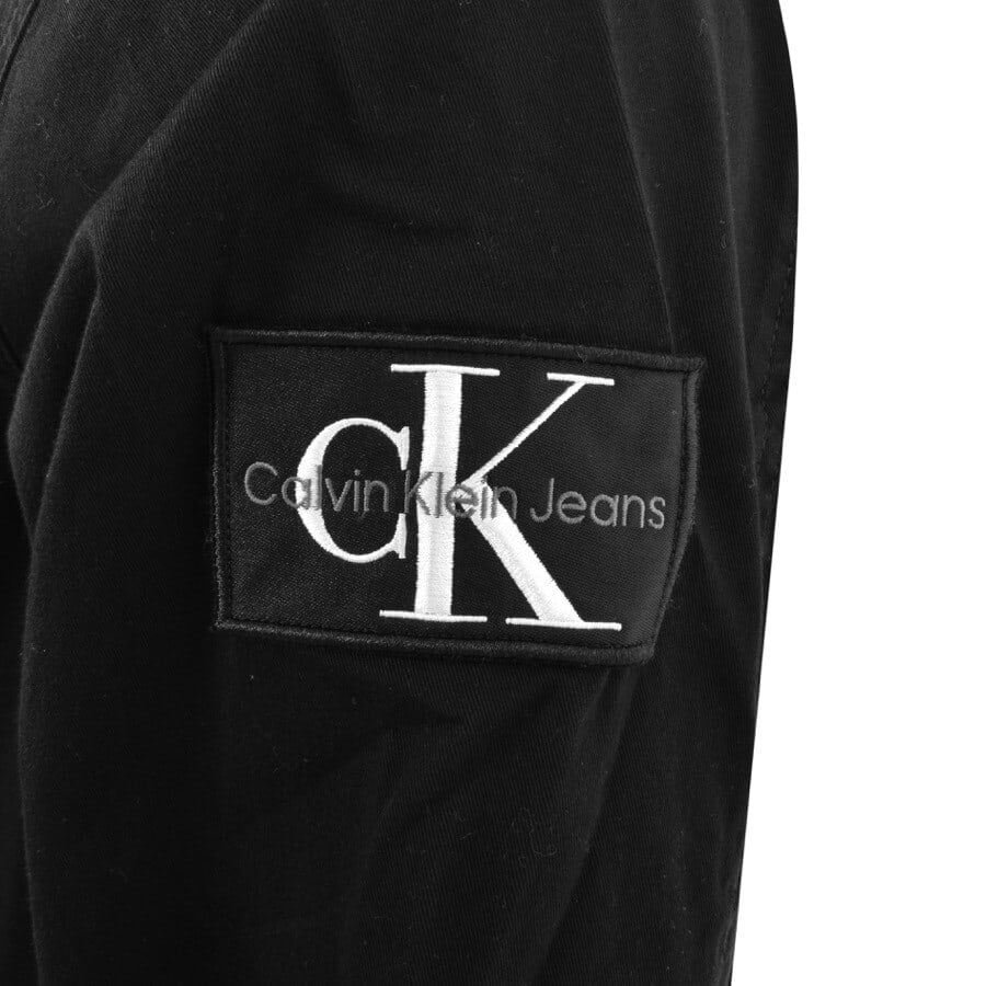 Image number 3 for Calvin Klein Jeans Relaxed Long Sleeve Shirt Black