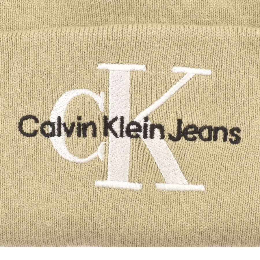 Calvin Klein Jeans Knit Beanie Hat Beige | Mainline Menswear