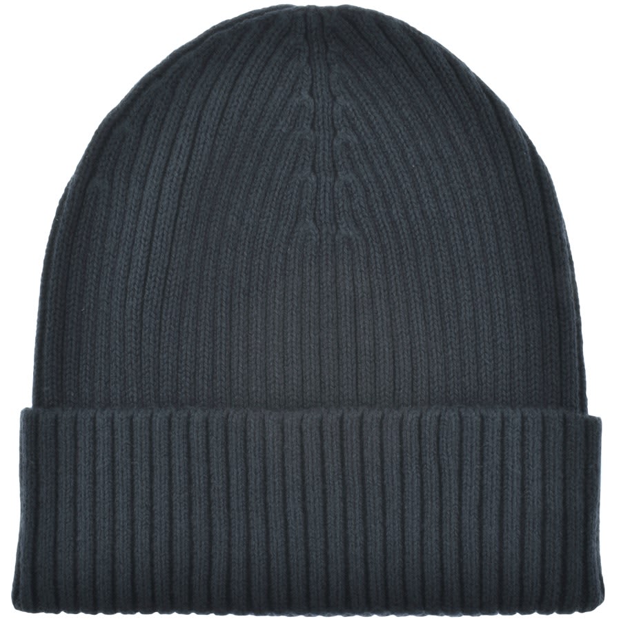 Image number 2 for Calvin Klein Knit Beanie Hat Navy